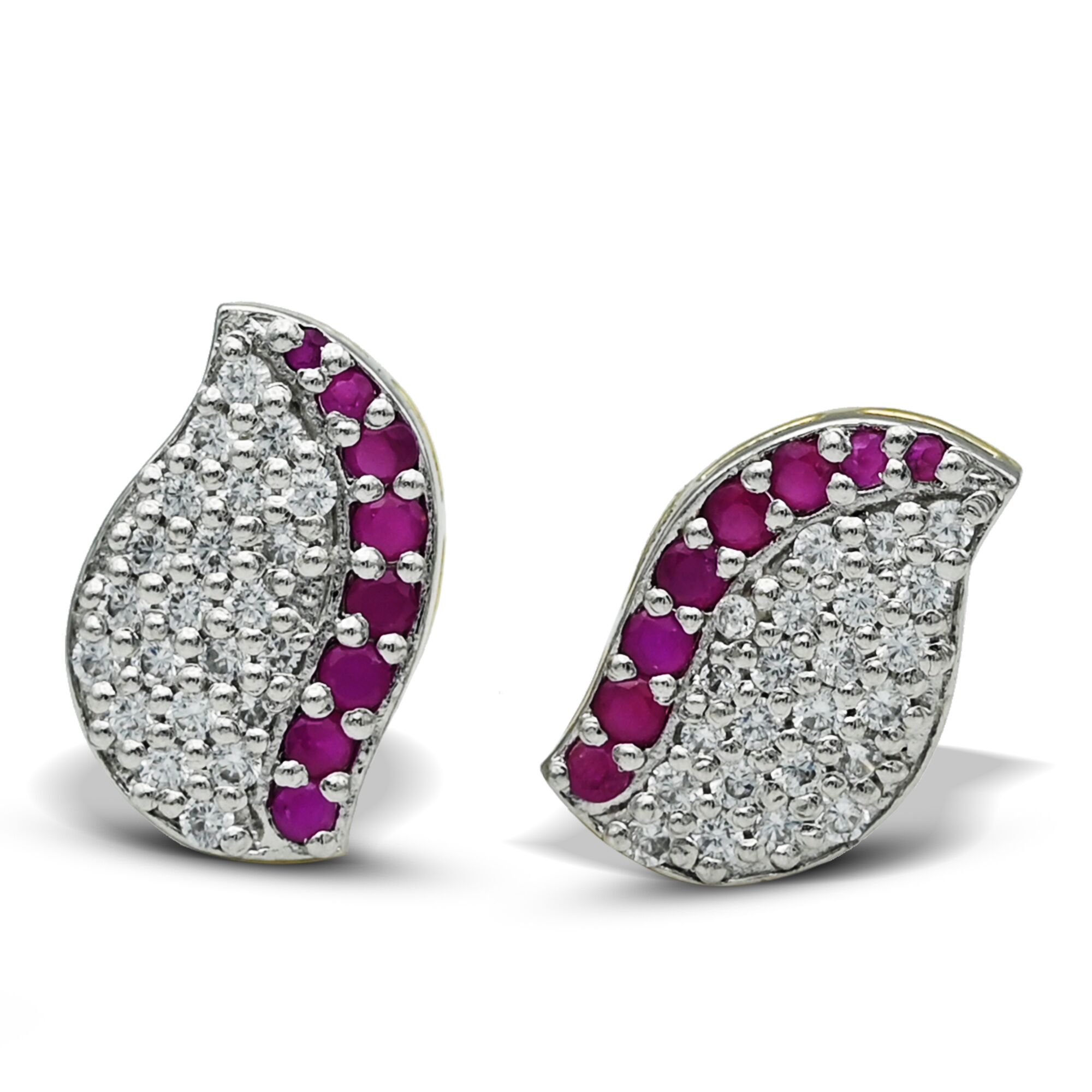 Rhodium Plated Earrings